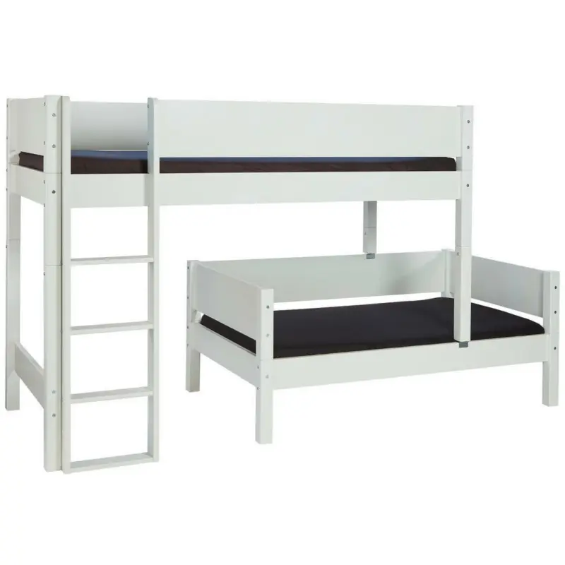 Etagenbett 90/200 cm Weiß
