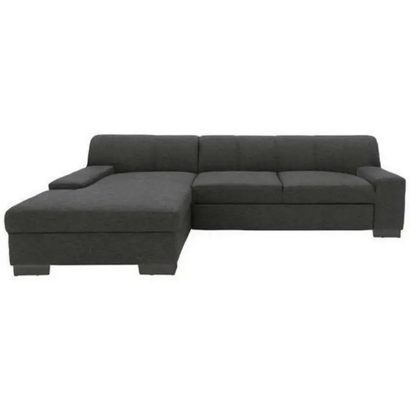 Ecksofa in Webstoff Grau