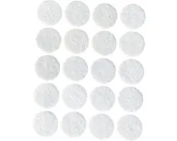 Filzgleiter rund 28 mm weiß selbstklebend 12 Stück