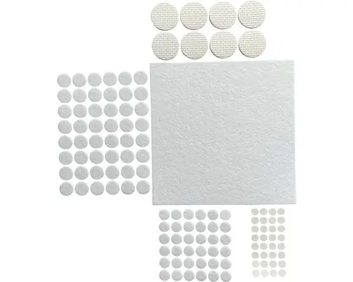 Filzgleiter Möbelgleiter Set weiß 125-tlg