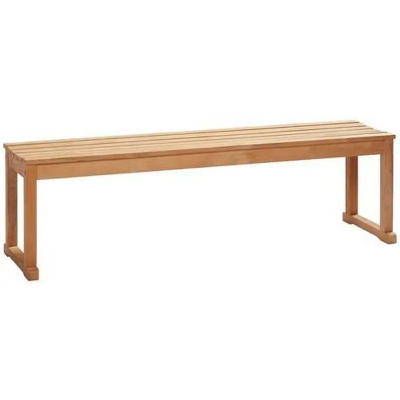 Sitzbank in Holz Teakfarben