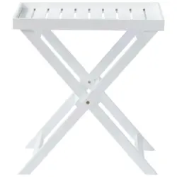 Tabletttisch in Holz 60/40/65 cm