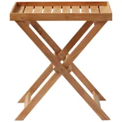 Tabletttisch in Holz 60/40/65 cm