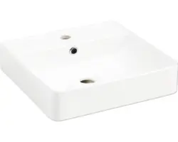 Aufsatzwaschbecken Fackelmann Vaida 40,5x40,5 cm weiß
