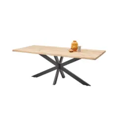 Esstisch in Holz, Metall 200/100/76 cm