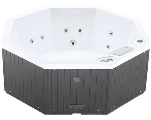 Aufstellbares Whirlpool-Set Canadian Spa Muskoka UV inkl. LKW Anlieferung, Wasserpflege-Set und Treppe