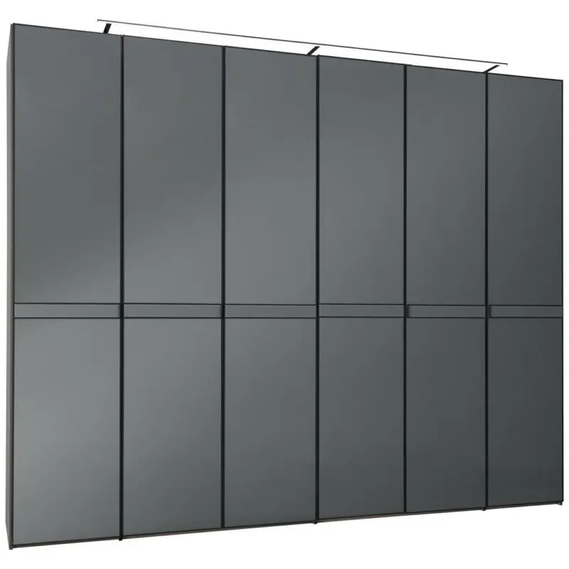 Drehtürenschrank in Anthrazit
