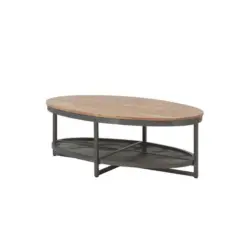 Couchtisch in Holz, Metall 121/71/44 cm