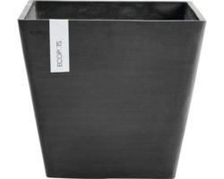 Pflanztopf Ecopots Rotterdam 30x30 H 20 cm anthrazit