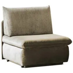 Schlafsessel in Mikrofaser Cappuccino