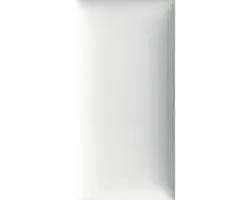 Steingut Wandfliese Bold 7,5x15,0 cm weiß glänzend