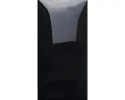 Steingut Wandfliese Bold 7,5x15,0 cm schwarz glänzend