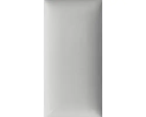 Steingut Wandfliese Bold 7,5x15,0 cm hellgrau glänzend