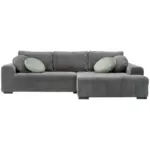 XXXLutz Lauterach - Ihr M&ouml;belhaus bei Bregenz Ecksofa in Flachgewebe Dunkelgrau