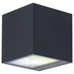 AUßENWANDLEUCHTE 8,5/8,5/8,5 cm