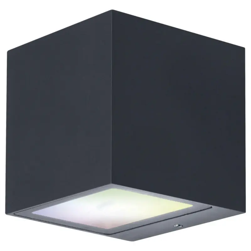 AUßENWANDLEUCHTE 8,5/8,5/8,5 cm