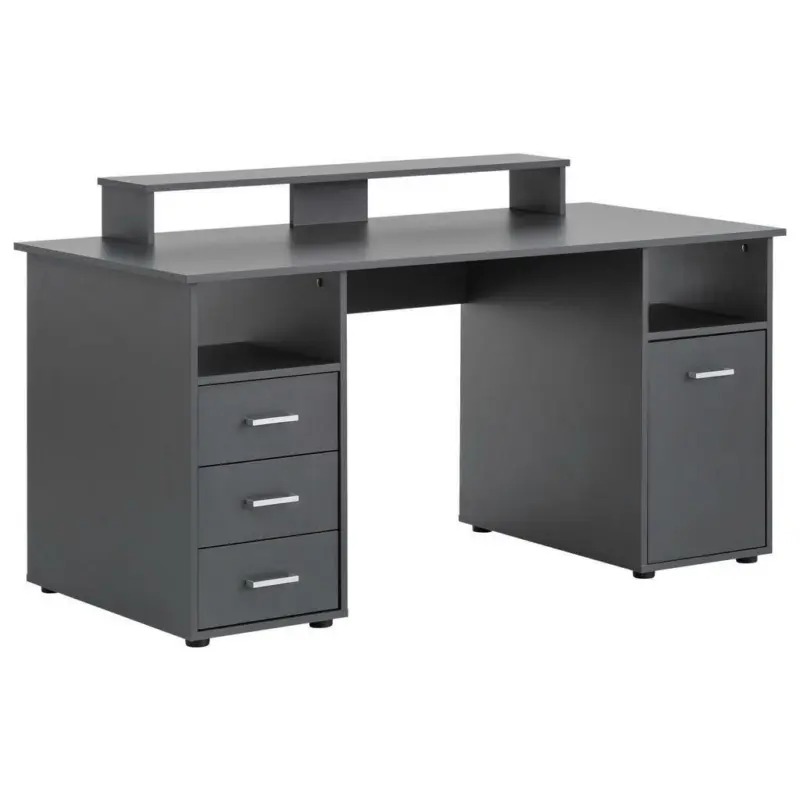 Schreibtisch 150/70/70 cm in Anthrazit