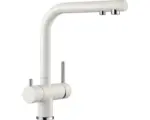 Hornbach Küchenarmatur mit Filterfunktion Blanco Fontas silgranitweiß matt 523134