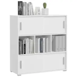 Regal 100/107/40 cm Weiß