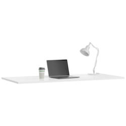 Schreibtischplatte in Weiß
