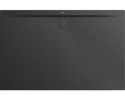 Extraflache Rechteck-Duschwanne Kaldewei Superplan Zero 170x100x3,2 cm grau cool glänzend mit Antirutschbeschichtung