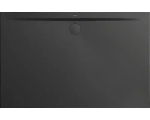 Extraflache Rechteck-Duschwanne Kaldewei Superplan Zero 170x100x3,2 cm grau cool glänzend mit Antirutschbeschichtung