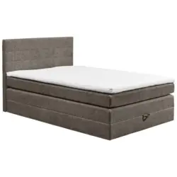 Boxspringbett 120/200 cm in Graubraun