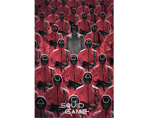 Maxiposter Squid Game crowd 61x91,5 cm