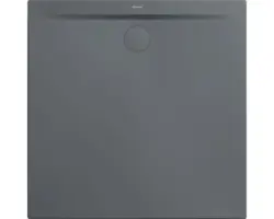 Extraflache Duschwanne Kaldewei Superplan Zero 110x110x3,2 cm grau warm glänzend