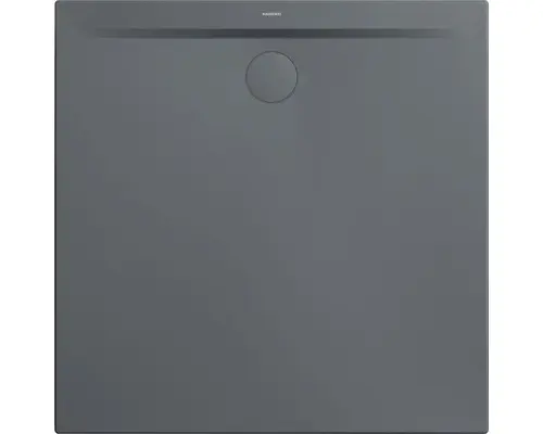 Extraflache Duschwanne Kaldewei Superplan Zero 110x110x3,2 cm grau warm glänzend
