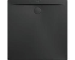 Extraflache Duschwanne Kaldewei Superplan Zero 120x120x3,2 cm schwarz matt mit Antirutschbeschichtung