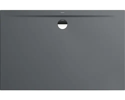Extraflache Rechteck-Duschwanne Kaldewei Superplan Zero 150x75x3,2 cm grau warm glänzend