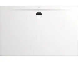 Extraflache Rechteck-Duschwanne Kaldewei Superplan Zero 160x80x3,2 cm weiß matt mit Antirutschbeschichtung
