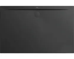 Extraflache Rechteck-Duschwanne Kaldewei Superplan Zero 130x90x3,2 cm grau cool glänzend mit Antirutschbeschichtung