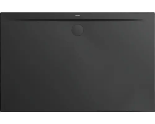 Extraflache Rechteck-Duschwanne Kaldewei Superplan Zero 130x90x3,2 cm grau cool glänzend mit Antirutschbeschichtung