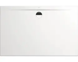 Extraflache Rechteck-Duschwanne Kaldewei Superplan Zero 170x90x3,2 cm weiß matt mit Antirutschbeschichtung