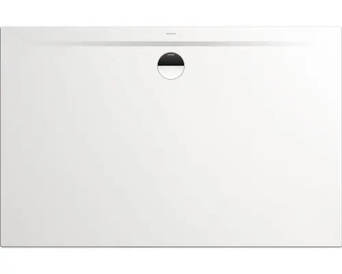 Extraflache Rechteck-Duschwanne Kaldewei Superplan Zero 170x90x3,2 cm weiß matt mit Antirutschbeschichtung