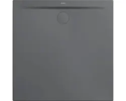 Extraflache Duschwanne Kaldewei Superplan Zero 150x150x3,2 cm grau warm glänzend