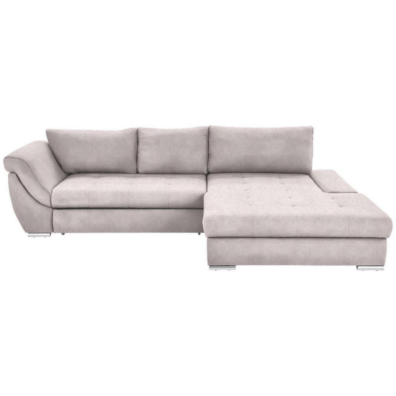 Ecksofa in Flachgewebe Rosa