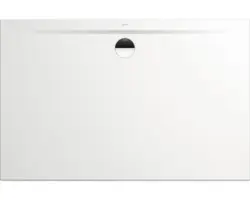 Extraflache Rechteck-Duschwanne Kaldewei Superplan Zero 130x90x3,2 cm weiß matt mit Antirutschbeschichtung