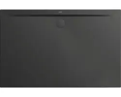 Extraflache Rechteck-Duschwanne Kaldewei Superplan Zero 170x90x3,2 cm grau cool glänzend mit Antirutschbeschichtung