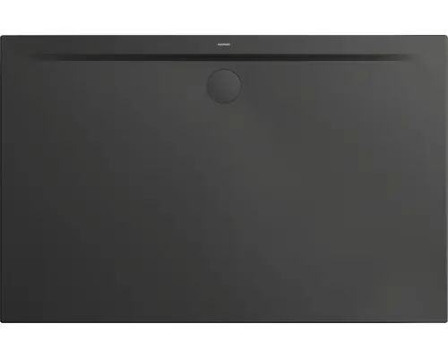 Extraflache Rechteck-Duschwanne Kaldewei Superplan Zero 170x90x3,2 cm grau cool glänzend mit Antirutschbeschichtung