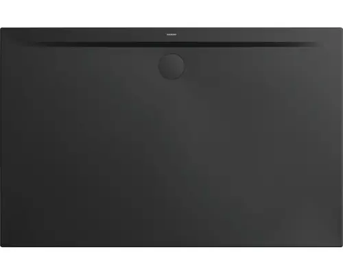 Extraflache Rechteck-Duschwanne Kaldewei Superplan Zero 140x90x3,2 cm schwarz matt