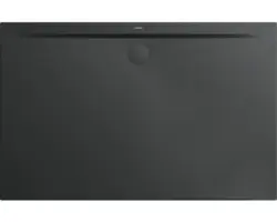 Extraflache Rechteck-Duschwanne Kaldewei Superplan Zero 130x75x3,2 cm grau cool glänzend