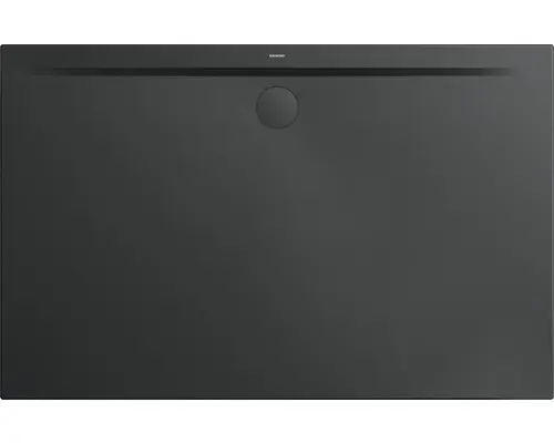 Extraflache Rechteck-Duschwanne Kaldewei Superplan Zero 130x75x3,2 cm grau cool glänzend