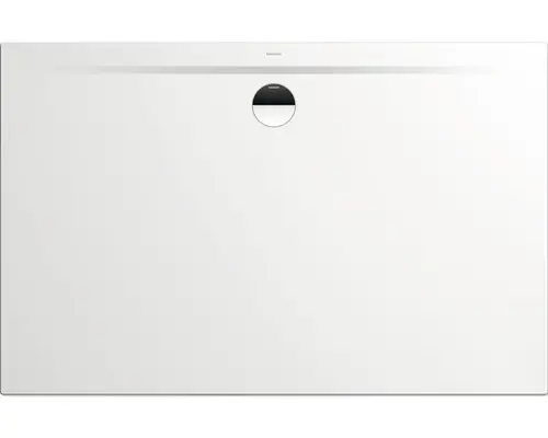 Extraflache Rechteck-Duschwanne Kaldewei Superplan Zero 110x80x3,2 cm weiß matt mit Antirutschbeschichtung