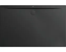 Extraflache Rechteck-Duschwanne Kaldewei Superplan Zero 130x80x3,2 cm schwarz matt