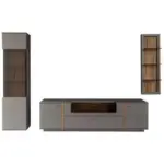 XXXLutz Lauterach - Ihr Möbelhaus bei Bregenz Wohnwand 316/207/50 cm in Grau, Eichefarben