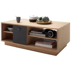 Couchtisch in Glas, Holzwerkstoff 115/65/44 cm