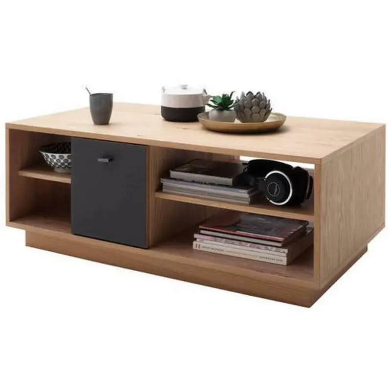 Couchtisch in Glas, Holzwerkstoff 115/65/44 cm